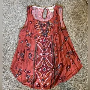 Knox Rose Rusty Colored Tank Top